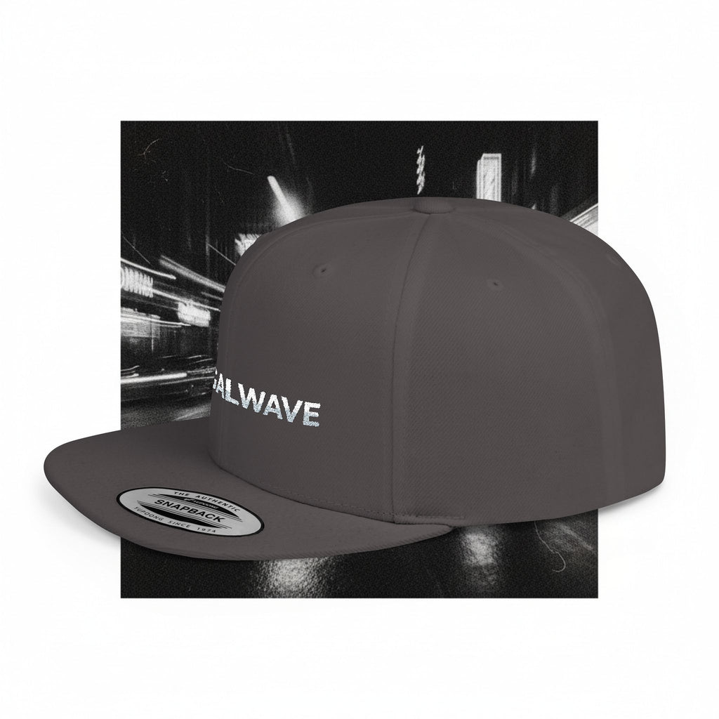 Snapback Hat – Galwave Logo Flat Bill Cap