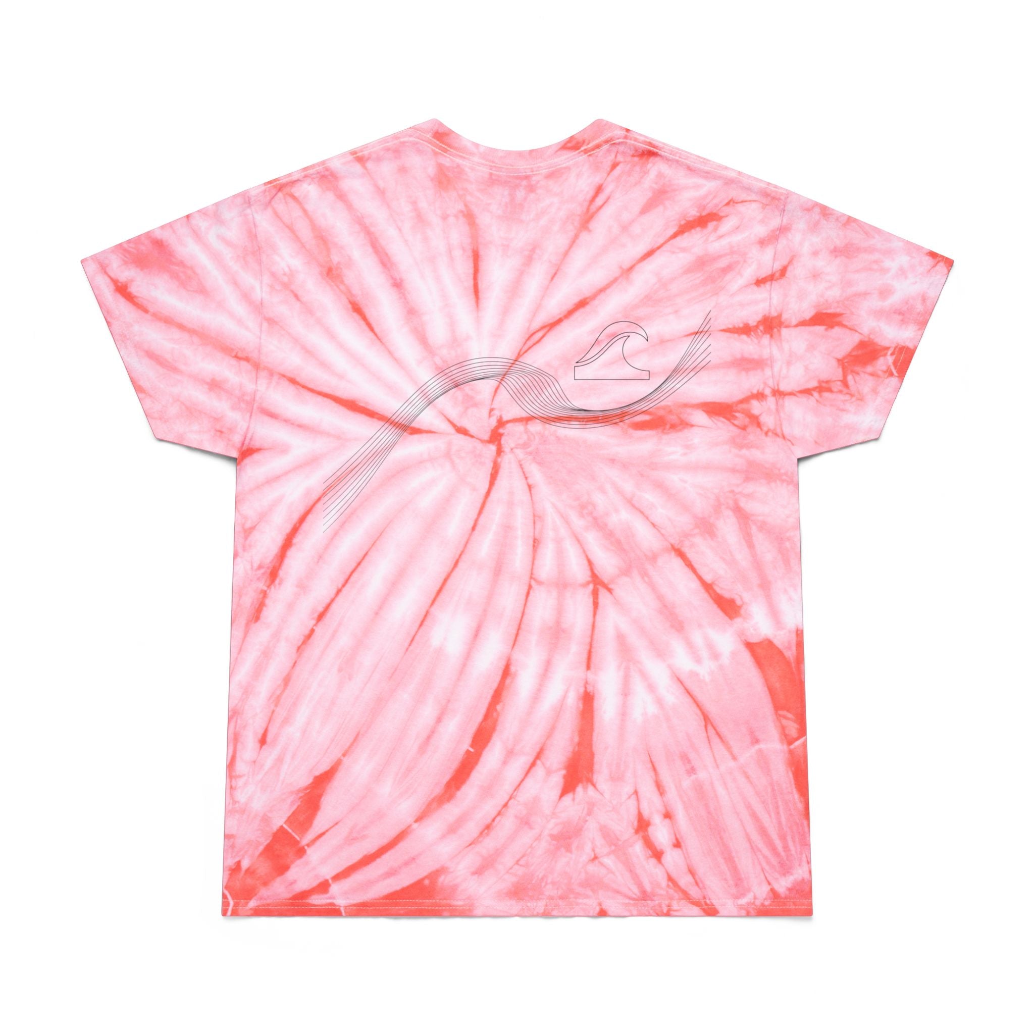 Tie-Dye Tee — 'GalWave' Cyclone Mint Spiral Graphic T-Shirt