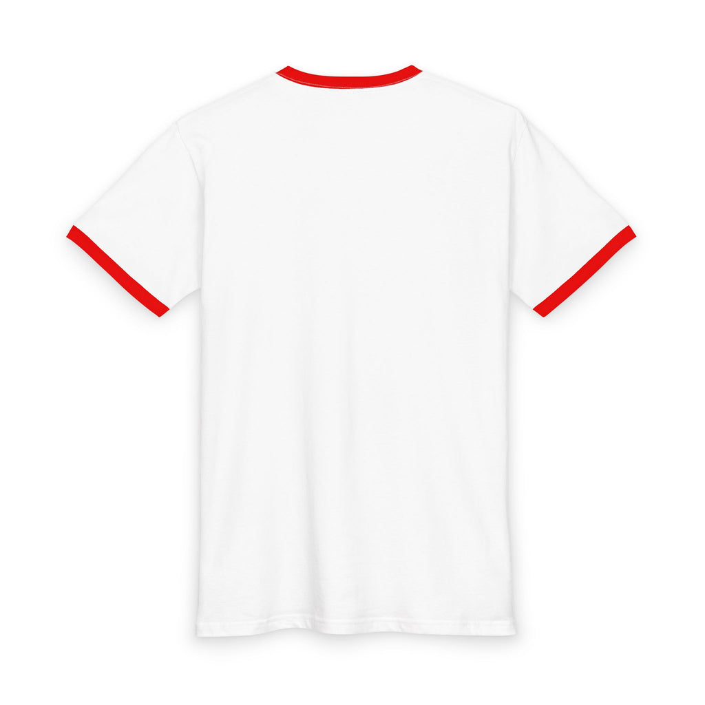 Wave Ringer Tee - Retro Surf Box Logo Men's T‑Shirt