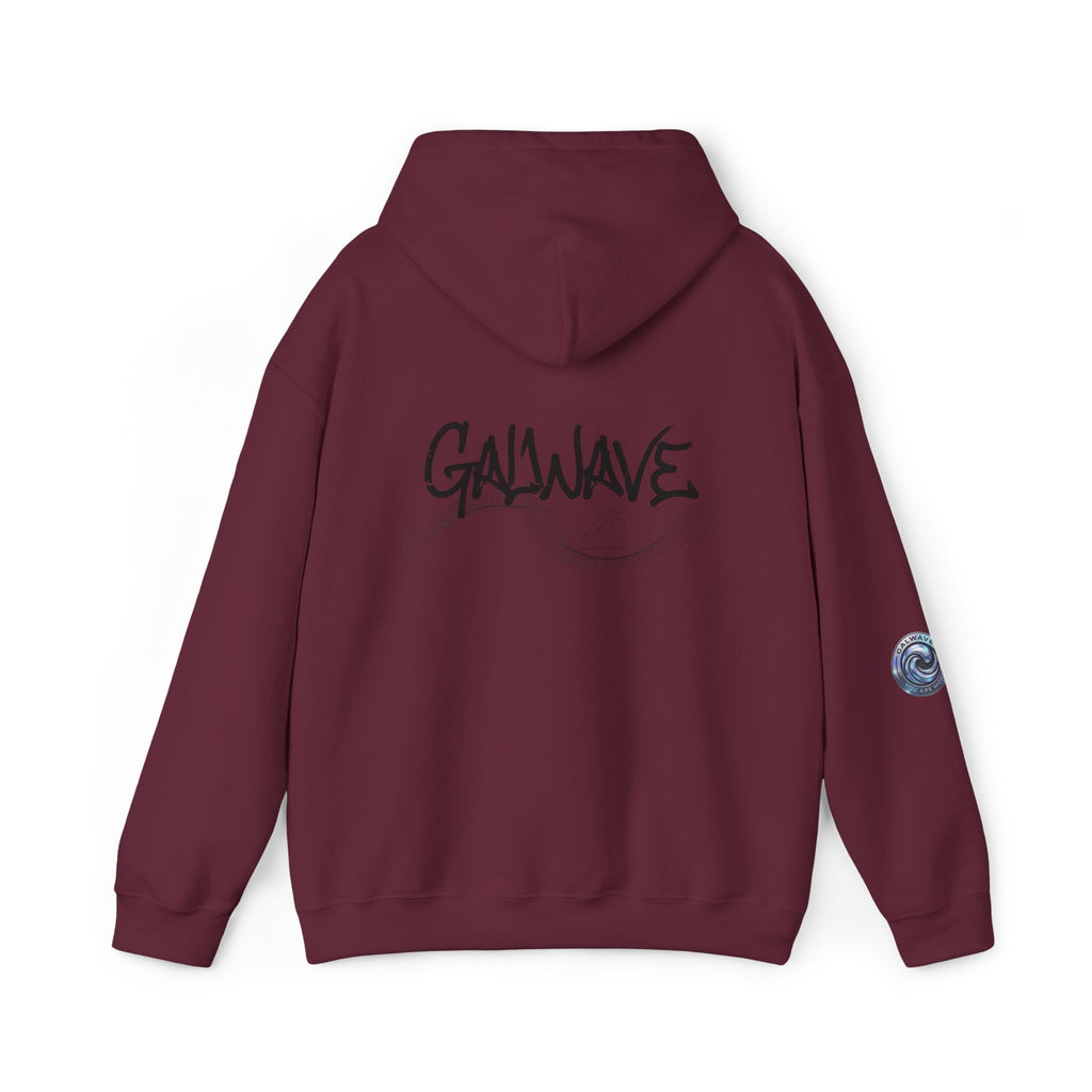 Wave Graphic Hoodie — 'GALWAVE' Back Logo Pullover
