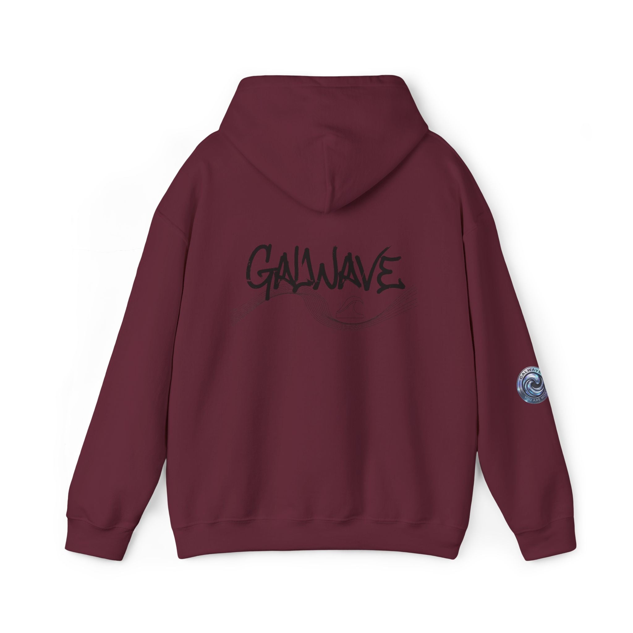 Wave Graphic Hoodie — 'GALWAVE' Back Logo Pullover