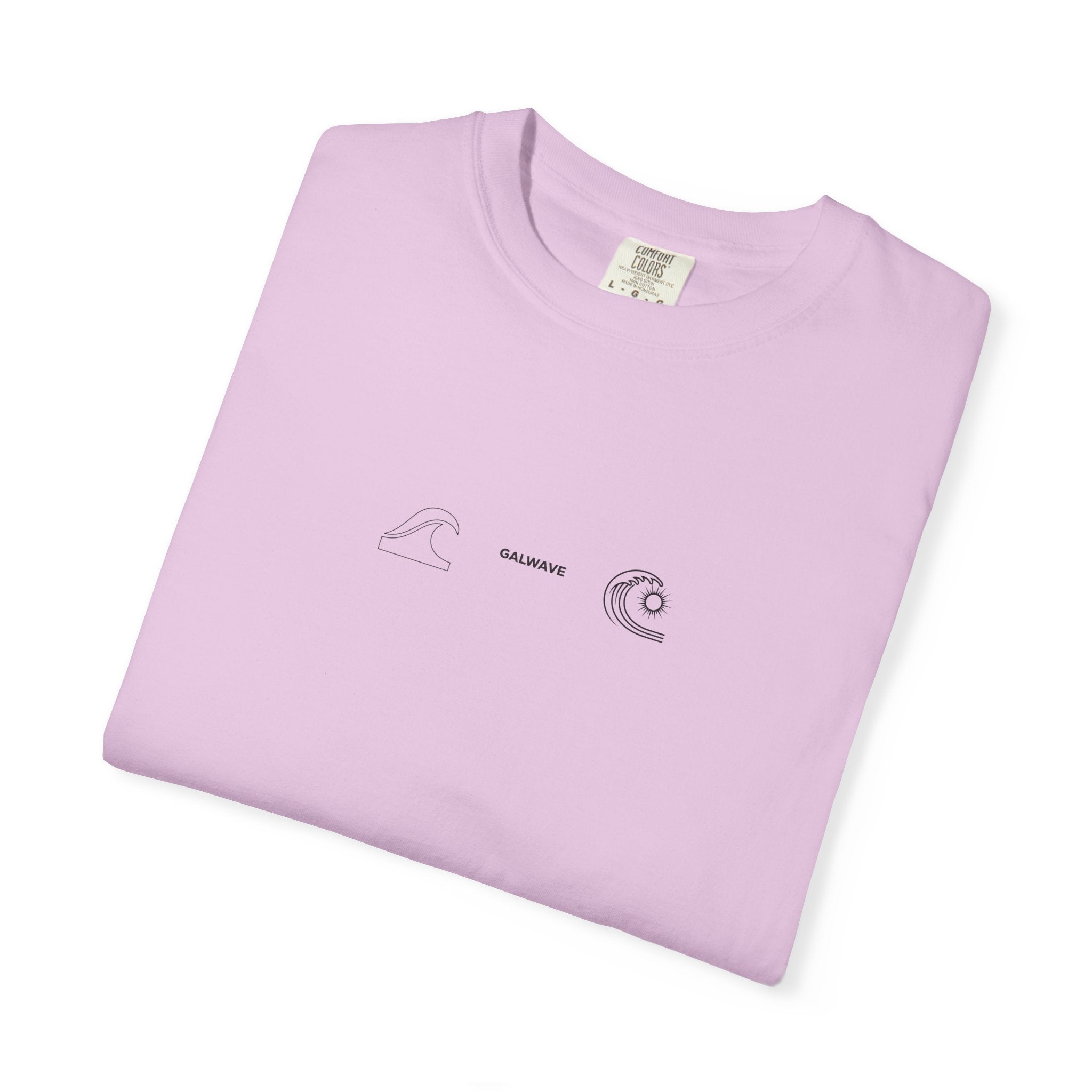 Wave Graphic T-Shirt  "GalWave" Surf Poster Back Print