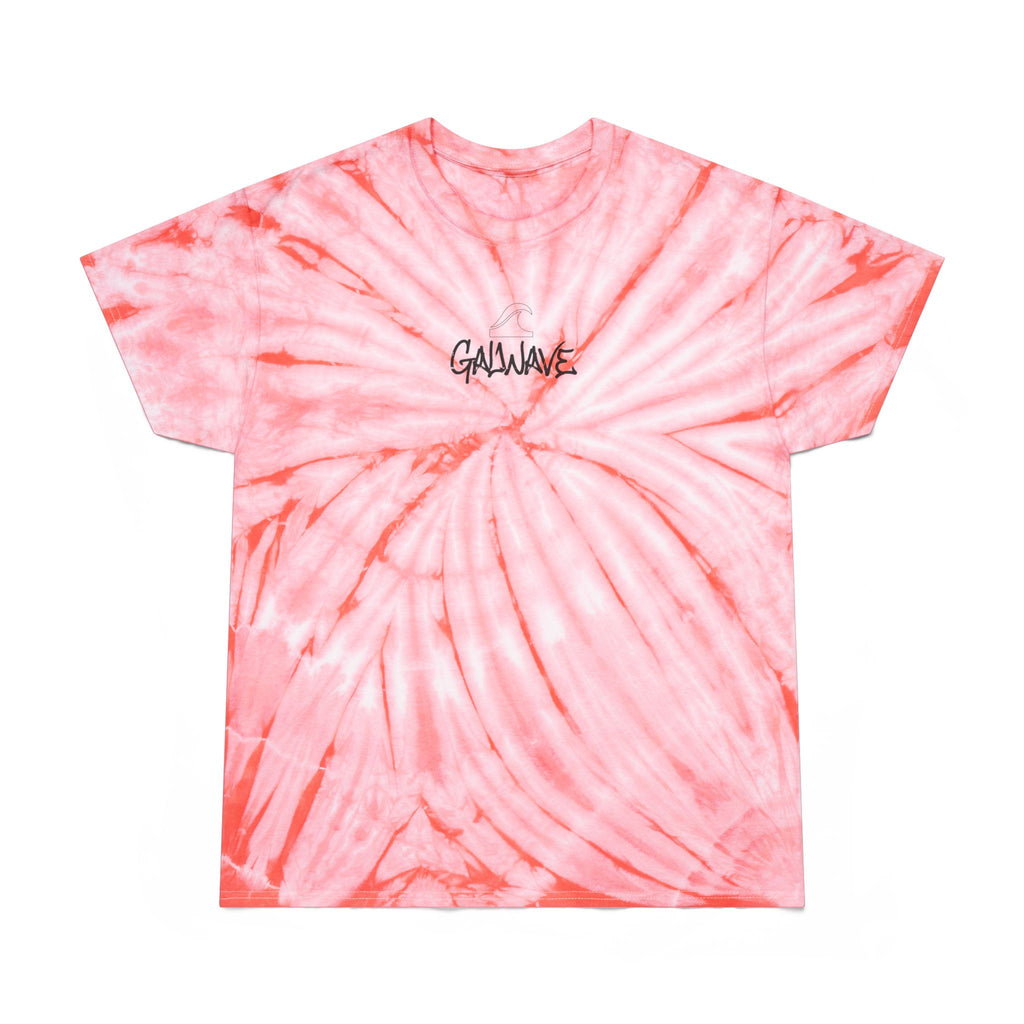 Tie-Dye Tee — 'GalWave' Cyclone Mint Spiral Graphic T-Shirt