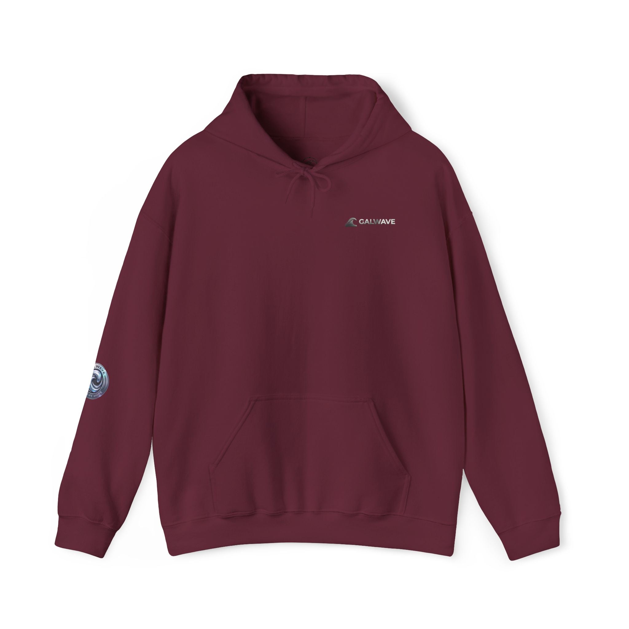 Wave Graphic Hoodie — 'GALWAVE' Back Logo Pullover