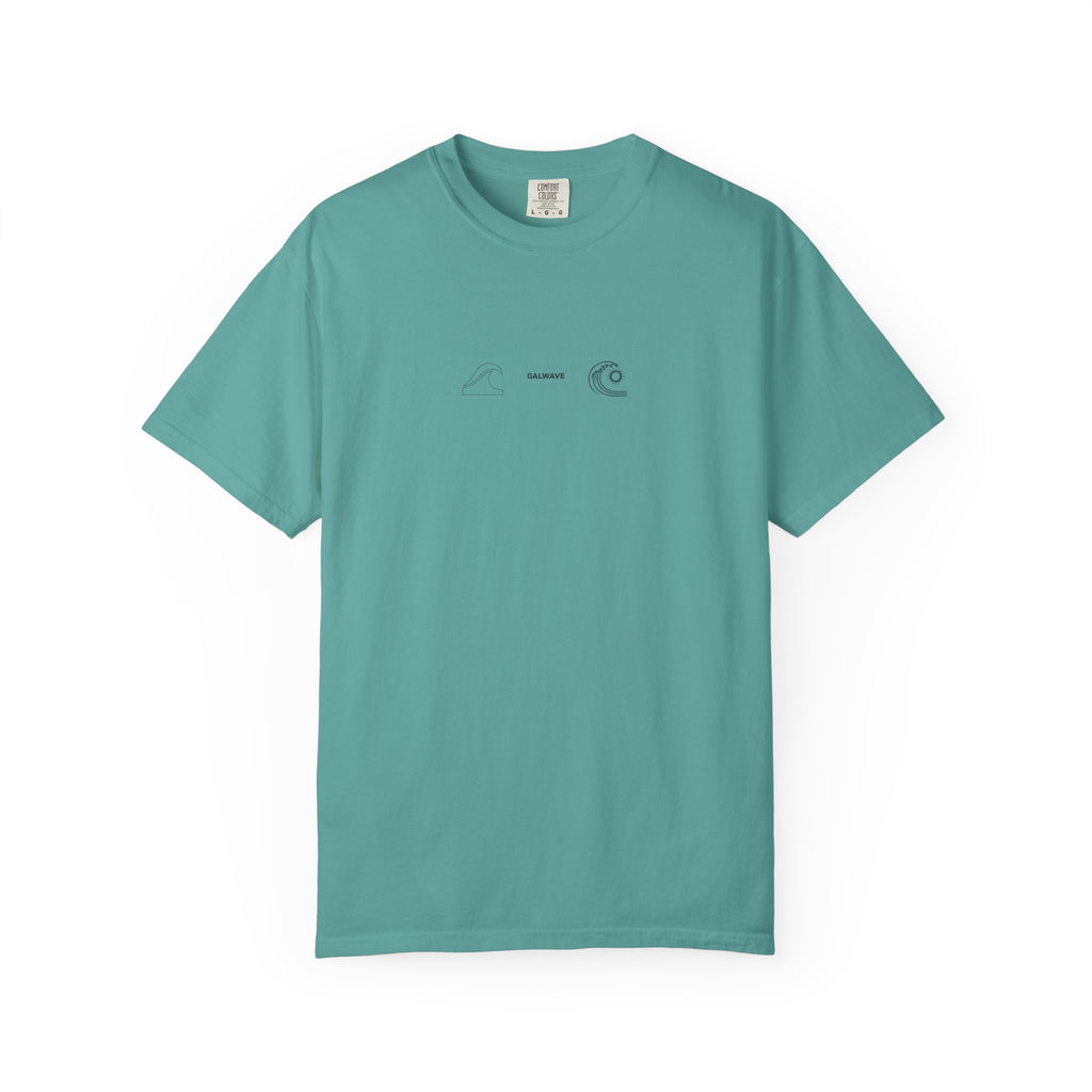 Wave Graphic T-Shirt  "GalWave" Surf Poster Back Print