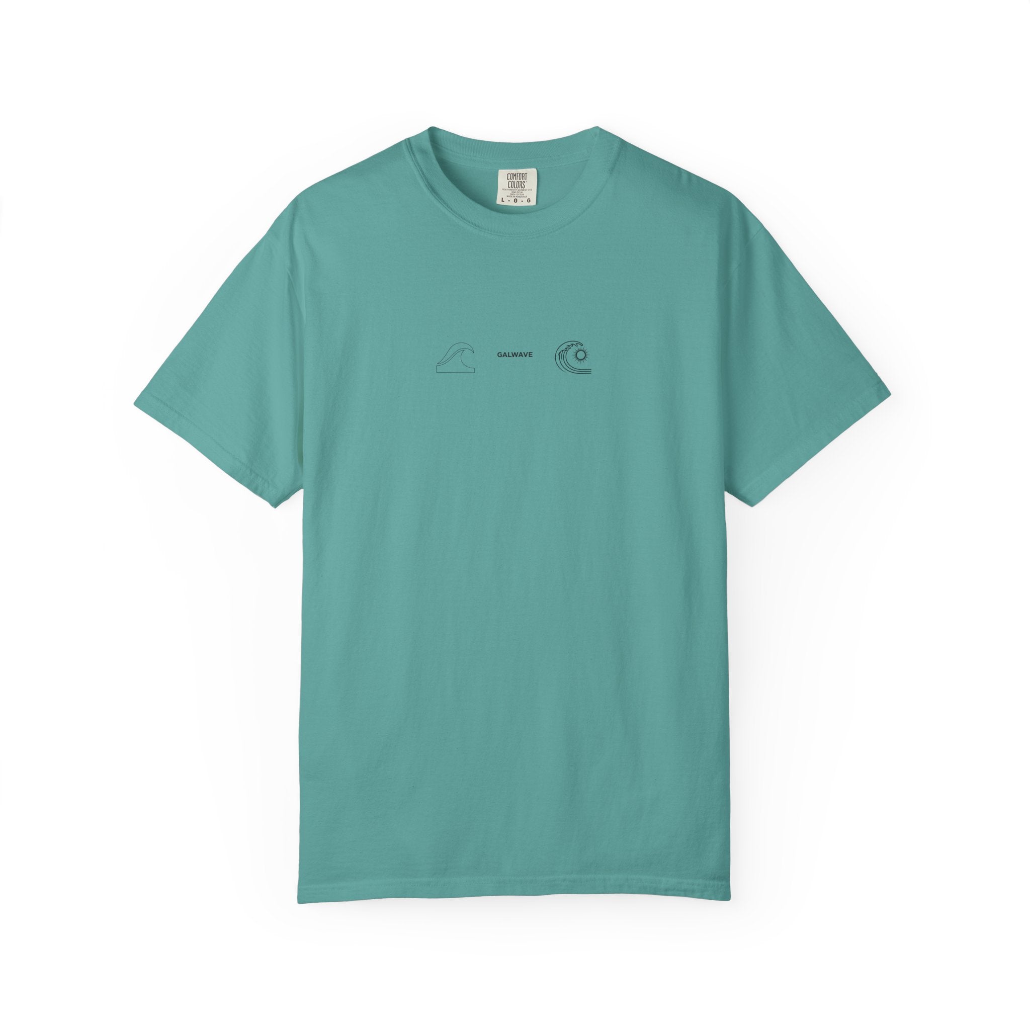 Wave Graphic T-Shirt  "GalWave" Surf Poster Back Print