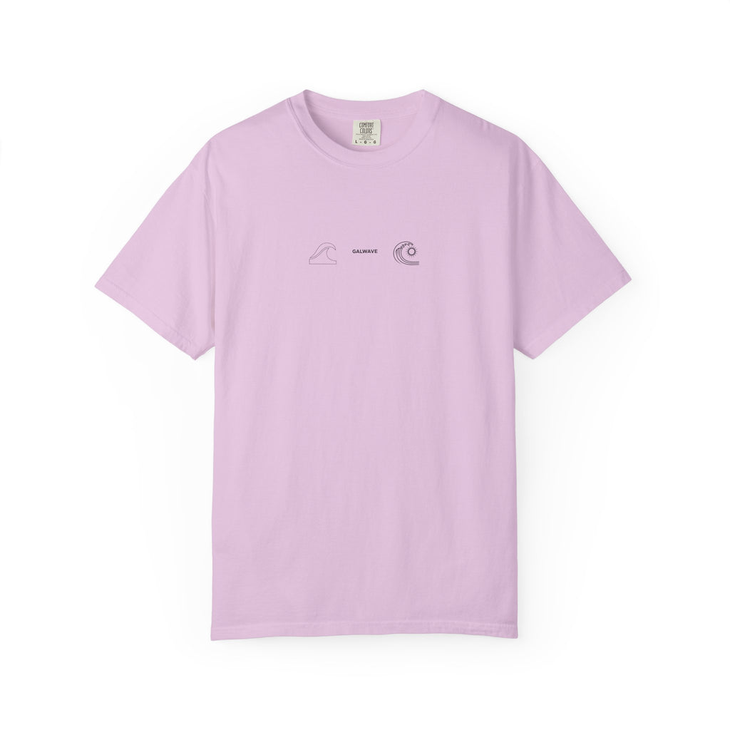 Wave Graphic T-Shirt  "GalWave" Surf Poster Back Print