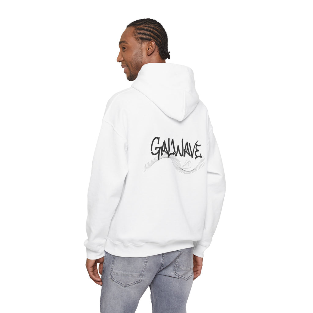 Wave Graphic Hoodie — 'GALWAVE' Back Logo Pullover