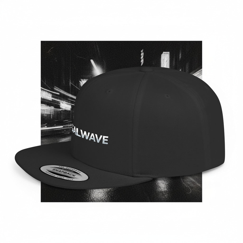 Snapback Hat – Galwave Logo Flat Bill Cap