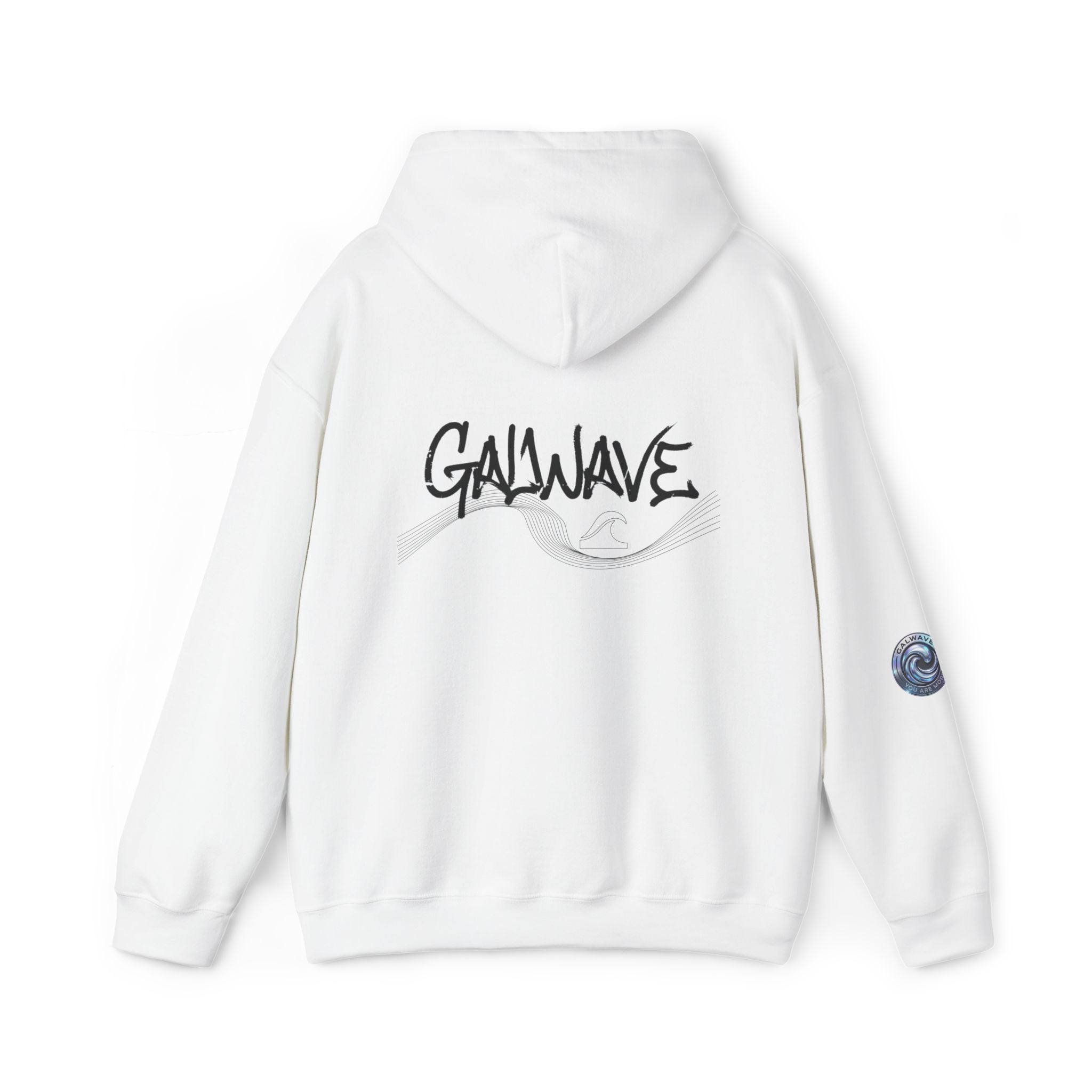Wave Graphic Hoodie — 'GALWAVE' Back Logo Pullover