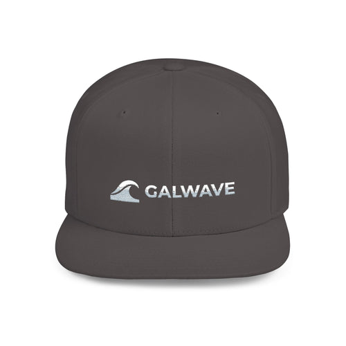 Snapback Hat – Galwave Logo Flat Bill Cap