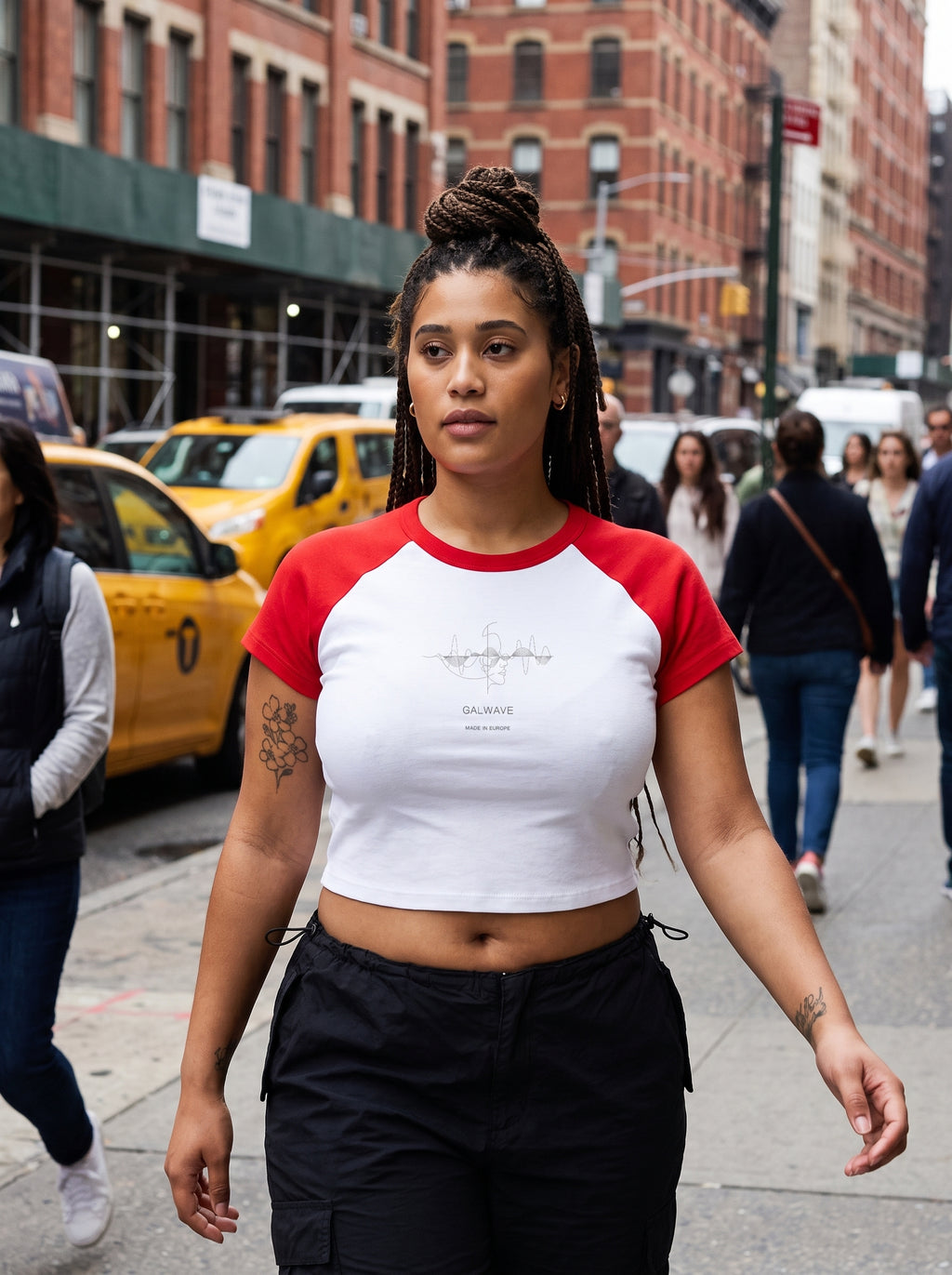 Women's Micro Rib Raglan Baby Tee
