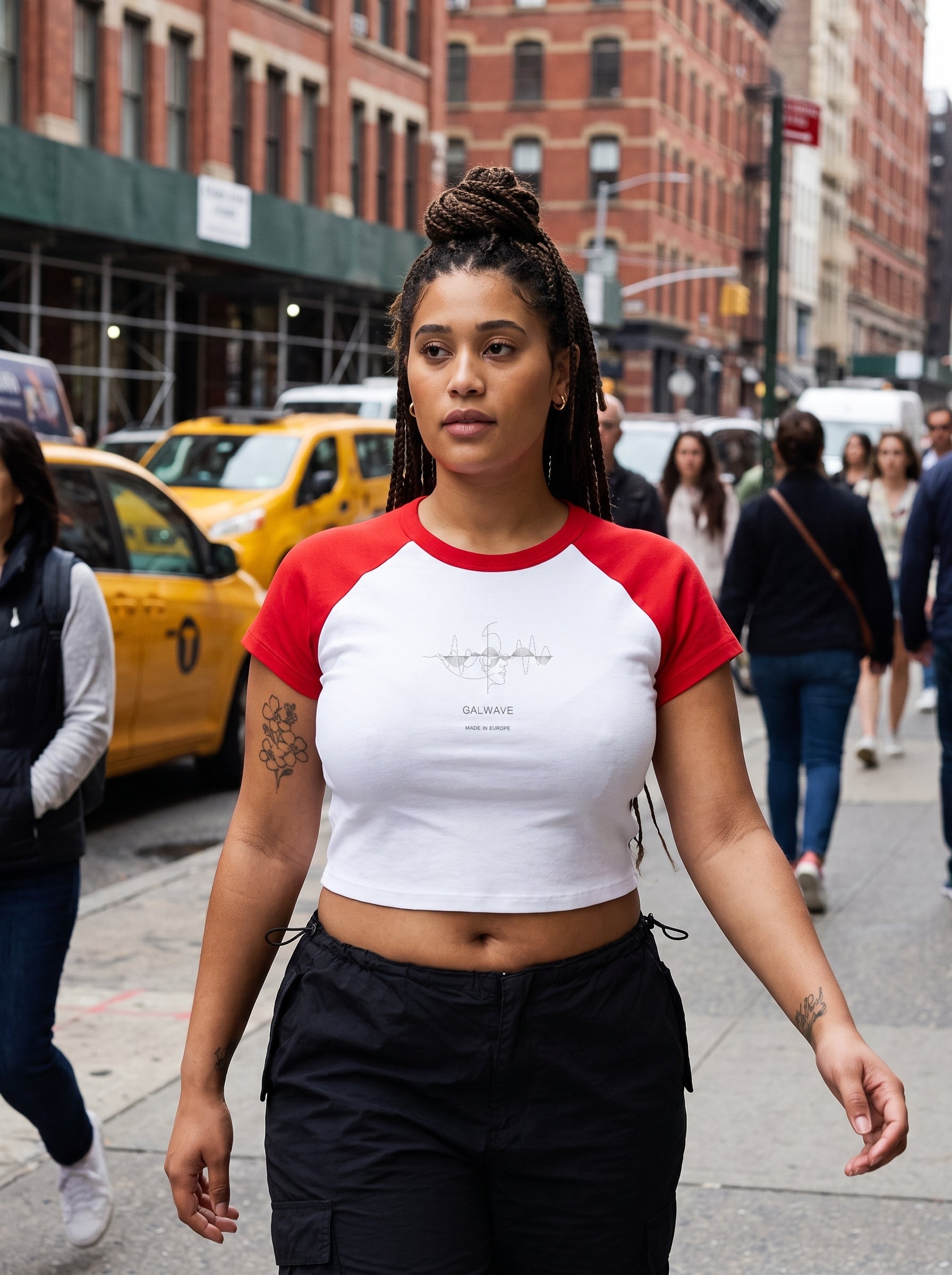 Women's Micro Rib Raglan Baby Tee